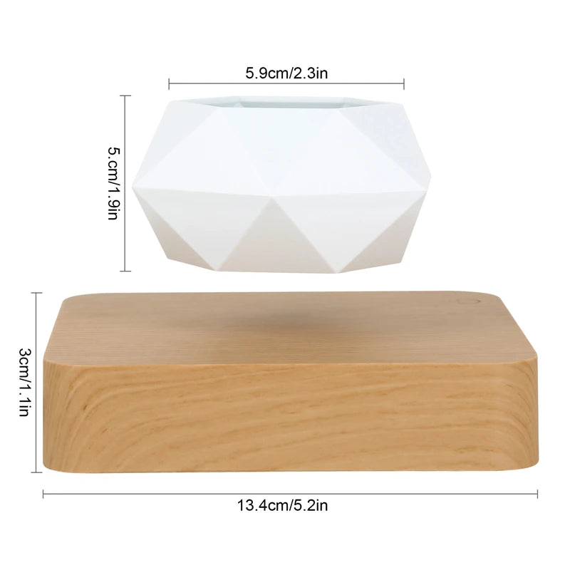 Vaso Branco flutuante para planta